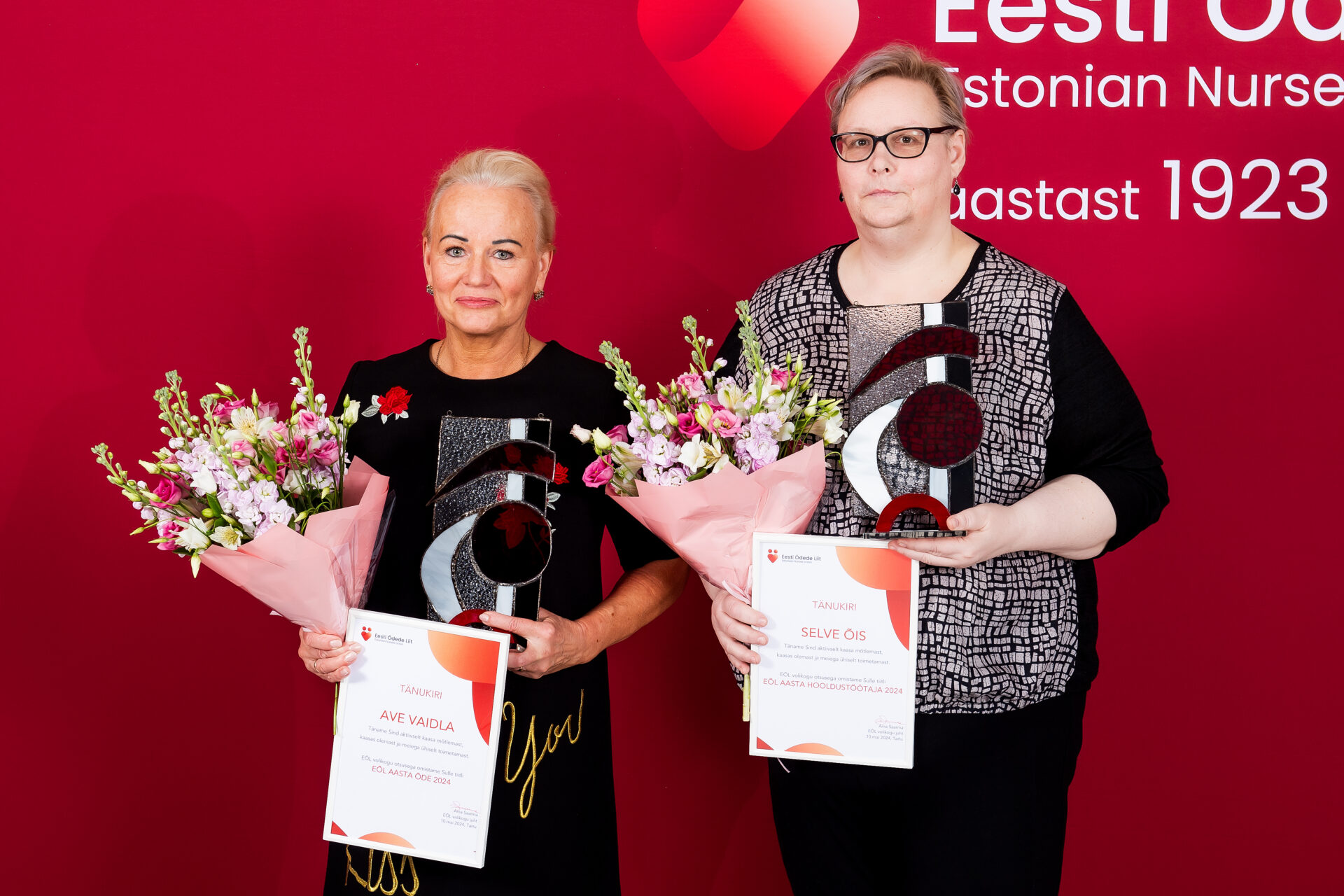 Eesti Õdede Liit valis aasta õeks Ave Vaidla, aasta hooldustöötajaks Selve Õie ja aasta teoks 2023. aastal korraldatud suurkonverentsi „MEIE 100“. Tiitlid anti
